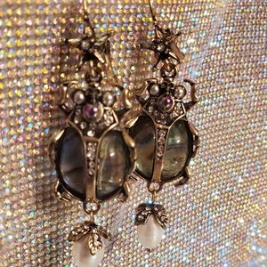 Beetle Earrings